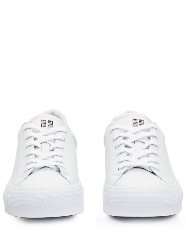 City Sport Leather Low Top Sneakers White - GIVENCHY - BALAAN 3