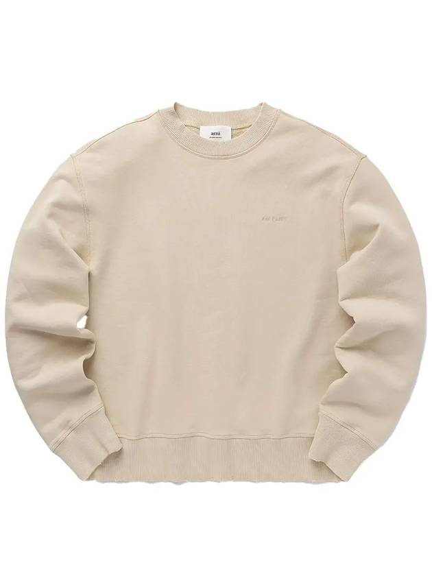 Fade Out Sweatshirt Ivory - AMI - BALAAN 2