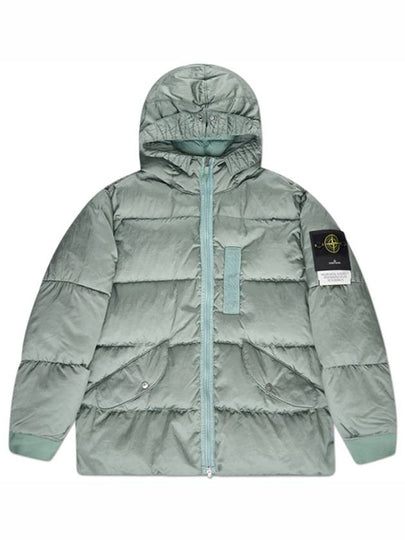 Wappen Patch Metal Econyl Down Padding Sage - STONE ISLAND - BALAAN 2