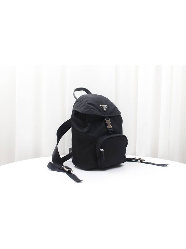 Re Nylon Tesuto Bella Small Backpack Black BZ0025 - PRADA - BALAAN 2