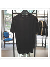 EKD Embroidered Cotton Short Sleeve T-Shirt Black - BURBERRY - BALAAN 6