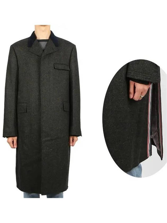 Classic Chesterfield Oversized Single Coat Green - THOM BROWNE - BALAAN 2