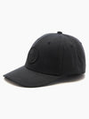 Logo Patch Cotton Ball Cap Black - STONE ISLAND - BALAAN 2