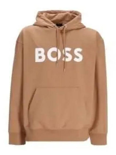 Sullivan Logo Hoodie Camel - HUGO BOSS - BALAAN 2