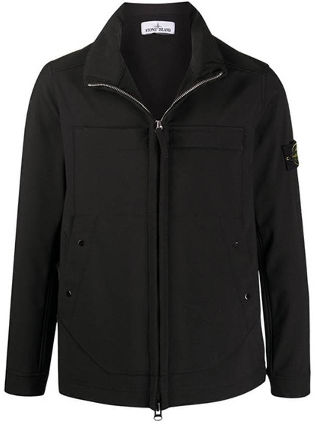 Soft Shell Light Weight Jacket Black - STONE ISLAND - BALAAN 2