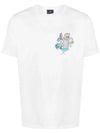 Ghost Back Logo Printing Short Sleeve T-Shirt White - PAUL SMITH - BALAAN 3