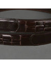Silver Hardware Buckle Weaving Leather Belt Brown - DOLCE&GABBANA - BALAAN 5