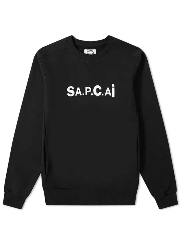 Sakai Logo Tani Sweatshirt Black - A.P.C. - BALAAN 3