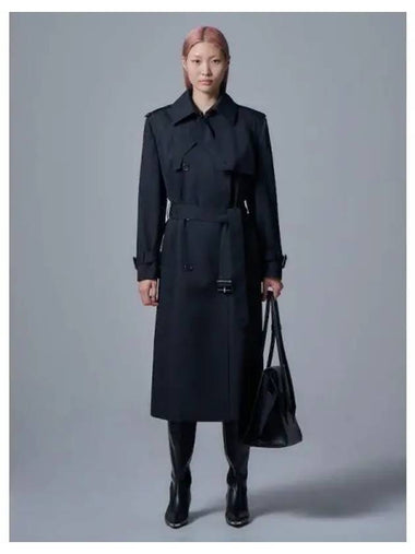 Wool trench coat black domestic product GM0024060444475 - JUUN.J - BALAAN 1