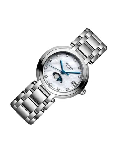 Longines Prima Luna Diamond Watch Silver - LONGINES - BALAAN 1