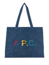 Diane Shopper Tote Bag Blue - A.P.C. - BALAAN 2