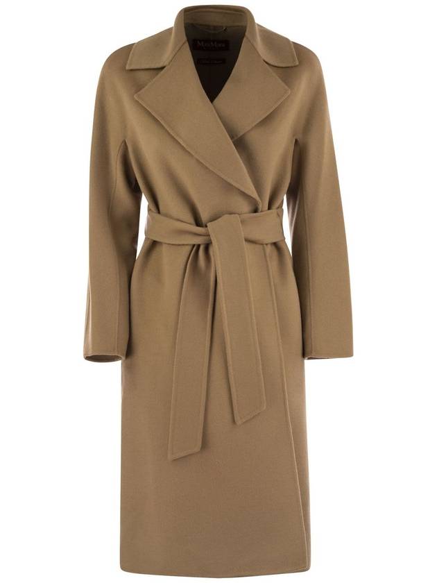 Cles Wool Cashmere Single Coat Camel - MAX MARA - BALAAN 2