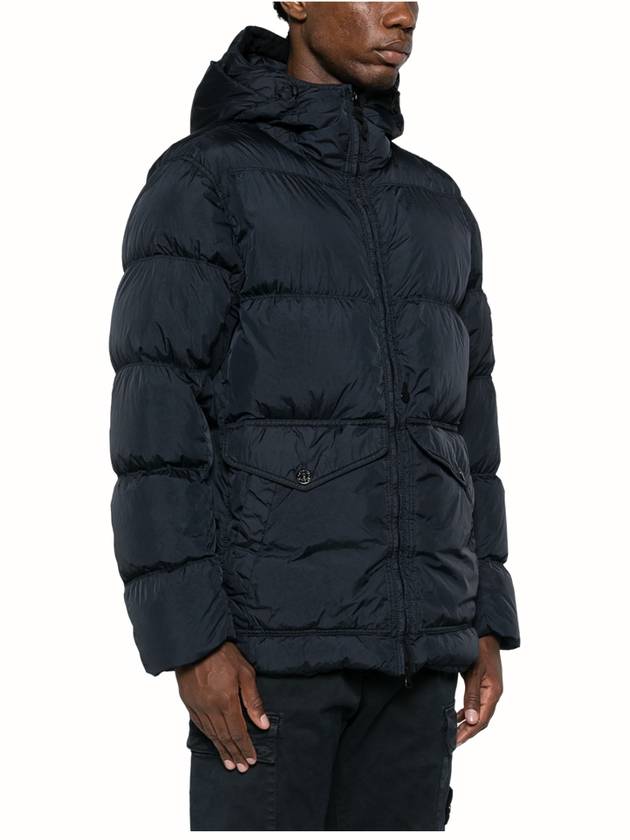 Crinkle Reps Re-Nylon Down Padding Navy - STONE ISLAND - BALAAN 3