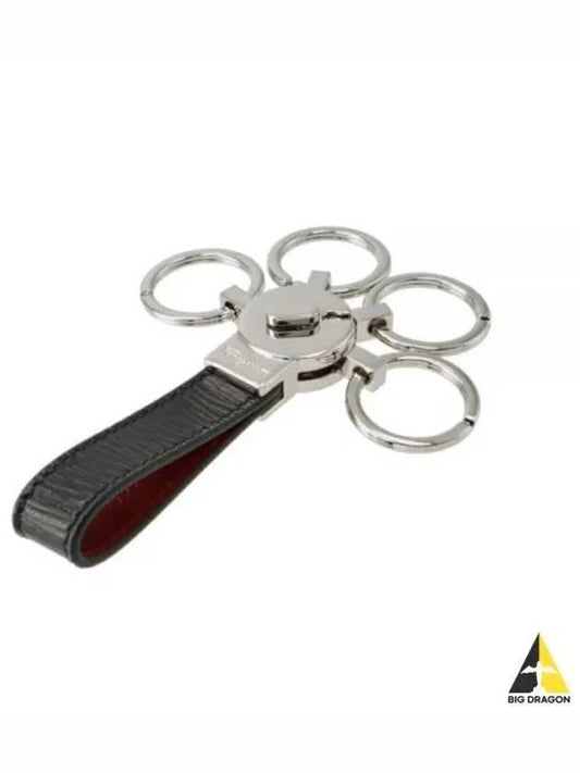 Gancini Key Ring Black - SALVATORE FERRAGAMO - BALAAN 2