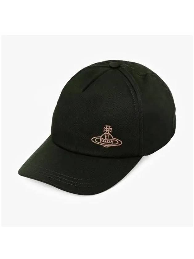 Embroidered ORB Logo Classic Ball Cap Green - VIVIENNE WESTWOOD - BALAAN 4