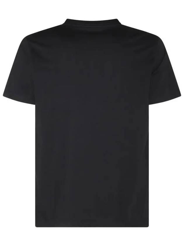 Zebra Logo Cotton Short Sleeve T-Shirt Black - PAUL SMITH - BALAAN 3