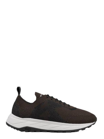 low top sneakers brown black - KITON - BALAAN 1