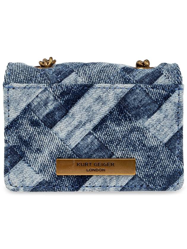 Kurt Geiger Wallet On A Chain Kensington Micro, Women's, Blue - KURT GEIGER - BALAAN 3