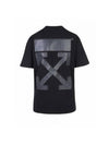 Arrow Short Sleeve T-Shirt Black - OFF WHITE - BALAAN.