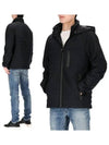 Brunswick Logo Quilted Hooded Jacket Black - MOOSE KNUCKLES - BALAAN 2