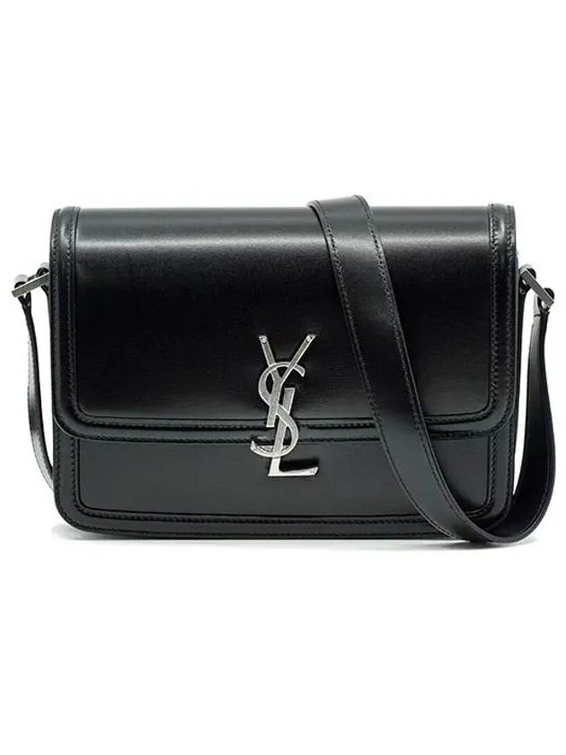 Men's Solferino Medium Satchel Cross Bag Black - SAINT LAURENT - BALAAN 2