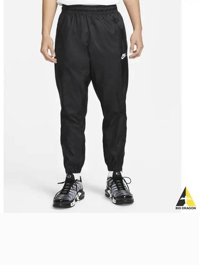 Windrunner Woven Lined Track Pants Black - NIKE - BALAAN 2