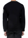 Washing Wappen Arm Logo Round Sweatshirt Black - STONE ISLAND - BALAAN 5