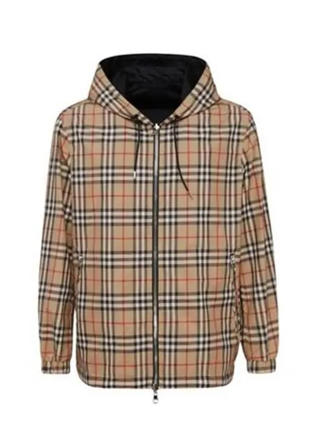 Reversible Vintage Check Hooded Jacket Archive Beige - BURBERRY - BALAAN 2