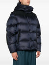 Hooded Nylon Down Padding Navy - BURBERRY - BALAAN 3