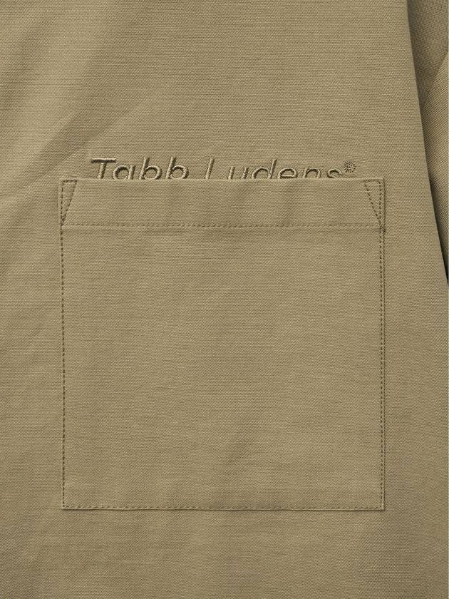 Utility Short Sleeve Shirt Beige - TABB LUDENS - BALAAN 2