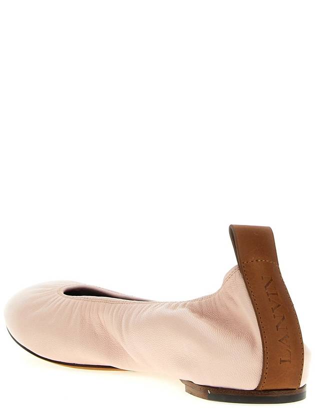 leather slip-on ballerina shoes FWBAMB02NAPAP24 - LANVIN - BALAAN 4