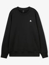 Men's Greyfield Crew Neck Cotton Sweatshirt Black - MOOSE KNUCKLES - BALAAN 3