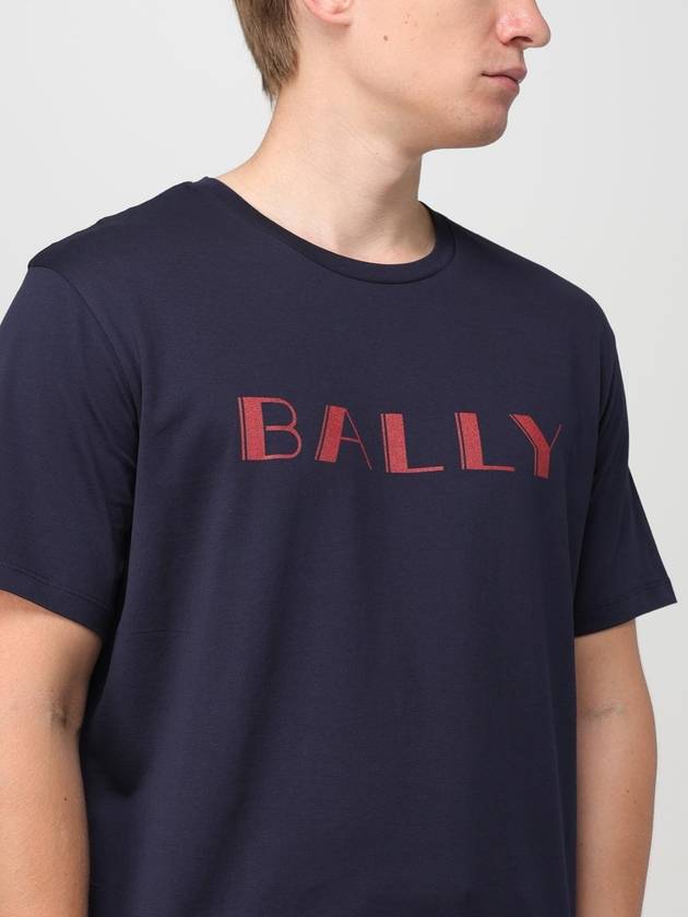 T-shirt Bally in cotone con stampa logo - BALLY - BALAAN 5