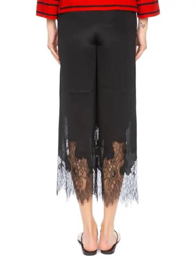 McCue Lace Silk Pants Black - ALEXANDER MCQUEEN - BALAAN 5