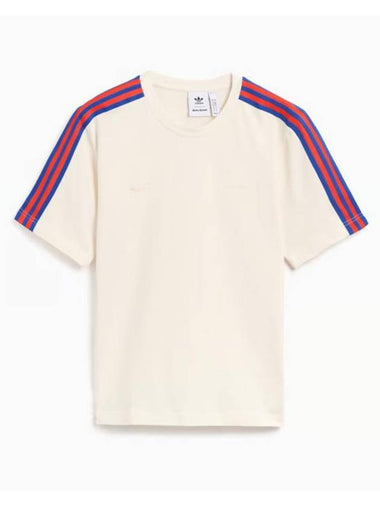 Cotton Short Sleeve T-Shirt White - ADIDAS - BALAAN 1