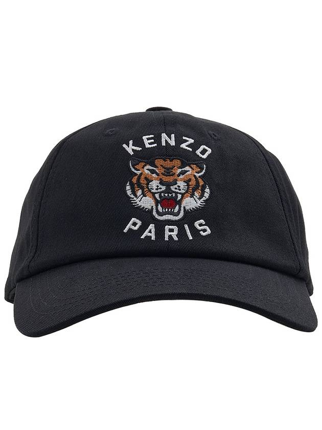 Varsity Tiger Cotton Ball Cap Black - KENZO - BALAAN 3