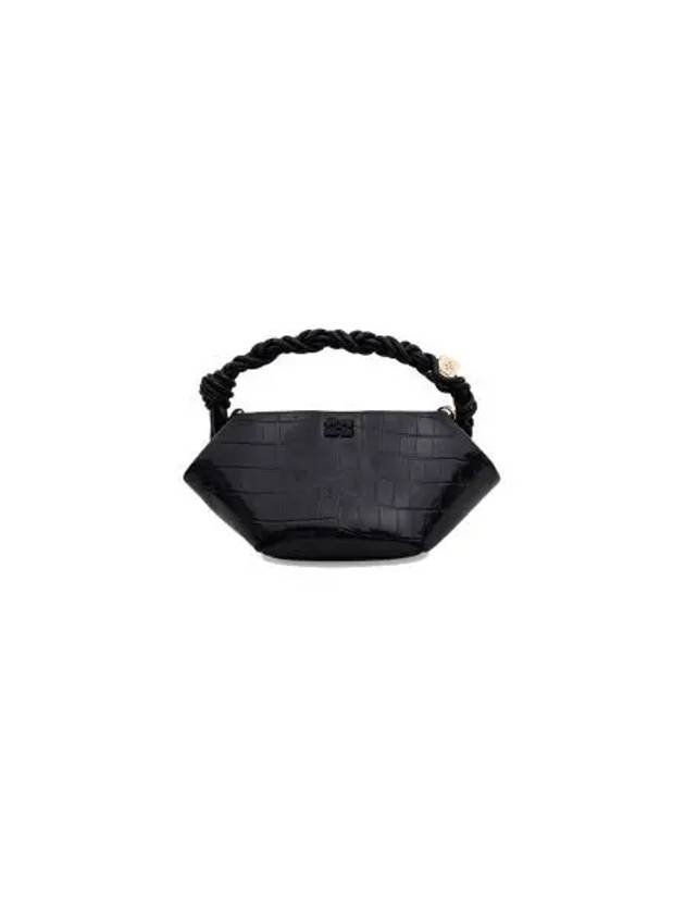 Boo Crocodile Embossed Mini Leather Tote Bag A6089 - GANNI - BALAAN 2