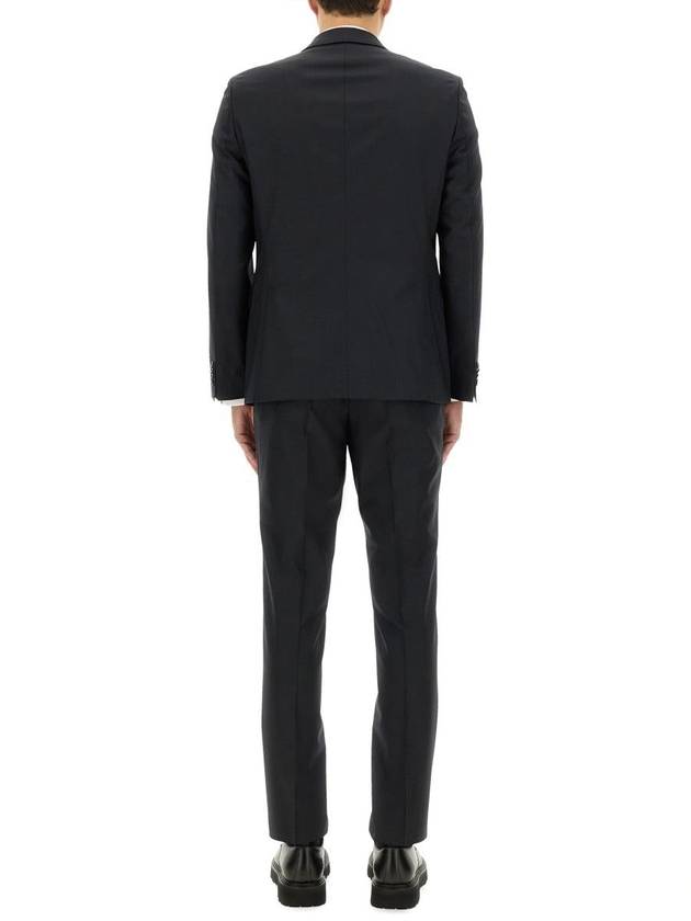 Boss Slim Fit Wool Blend Suit With Micro Pattern - HUGO BOSS - BALAAN 3