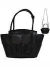 Mini Arco Shoulder Bag Black - BOTTEGA VENETA - BALAAN 2