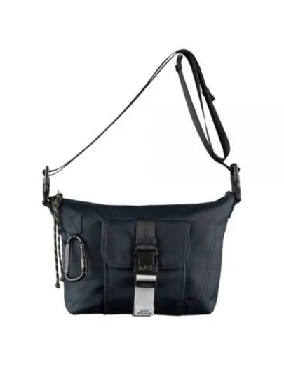 Track Logo Buckle Messenger Bag Navy - A.P.C. - BALAAN 2