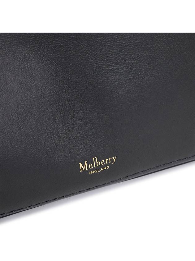 Refined Flat Calf Clovelly Cross Bag Black - MULBERRY - BALAAN 8