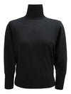 Talea Virgin Wool Knit Top Black - MAX MARA - BALAAN 2