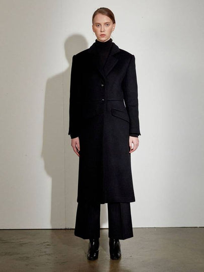 Cashmere Dor Coat Black - DEFEMME - BALAAN 2