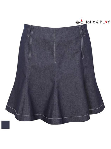 Denim Like Flare CulotteHE2WCU005 - HOLIC&PLAY - BALAAN 1