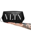 Leather Belt Bag Black - VALENTINO - BALAAN 3