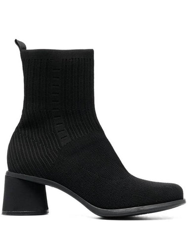 Kiara Tencel Knit Textile Middle Boots Black - CAMPER - BALAAN 1