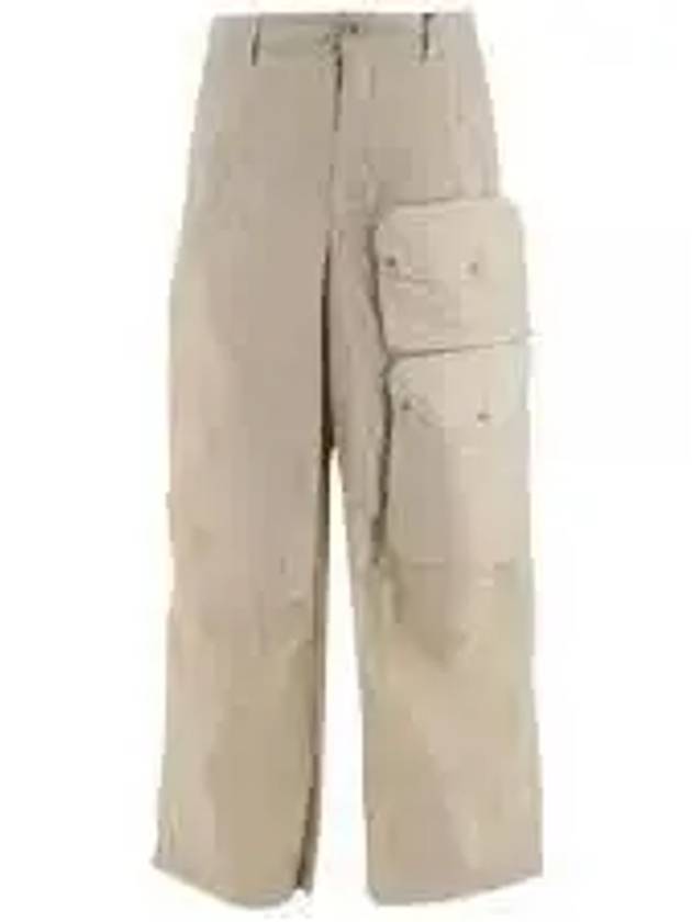 Pantalone Cargo Straight Pants Beige - TEN C - BALAAN 2