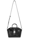 Antigona Leather Lock Tote Bag Black - GIVENCHY - BALAAN 8