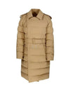 Double Breasted Mid Length Down Padded Beige - BURBERRY - BALAAN 2