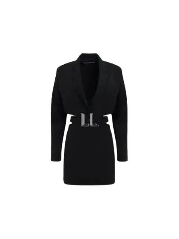 La Robe Bari Blazer Midi Dress Black - JACQUEMUS - BALAAN 2